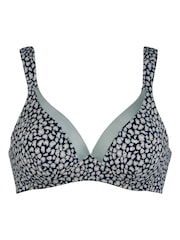 Naturana Black Non Wired Full Cup Bra in Leo Print - Image 3 of 3