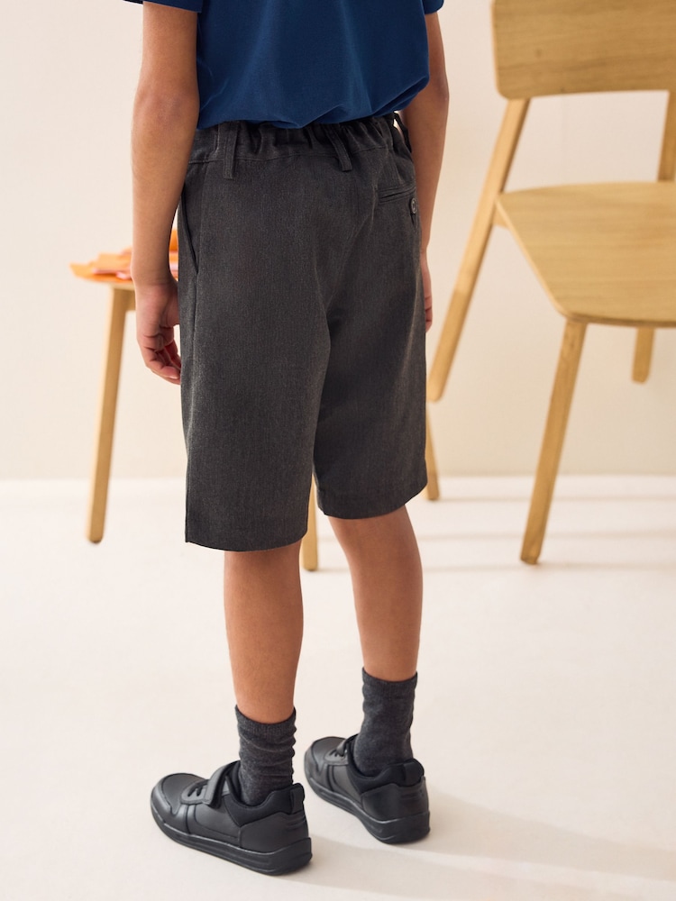Gris - Short d'école à devant plat (3-14ans) - Image 5 of 9