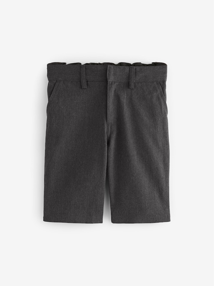 Gris - Short d'école à devant plat (3-14ans) - Image 8 of 9