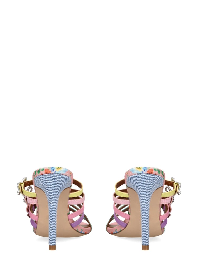 Kurt Geiger London Pink Pierra Mule Sandals - Image 2 of 4