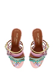 Kurt Geiger London Pink Pierra Mule Sandals - Image 3 of 4