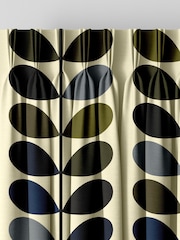 Orla Kiely Green 100% Cotton Stem Made To Measure Curtains - Image 5 of 9