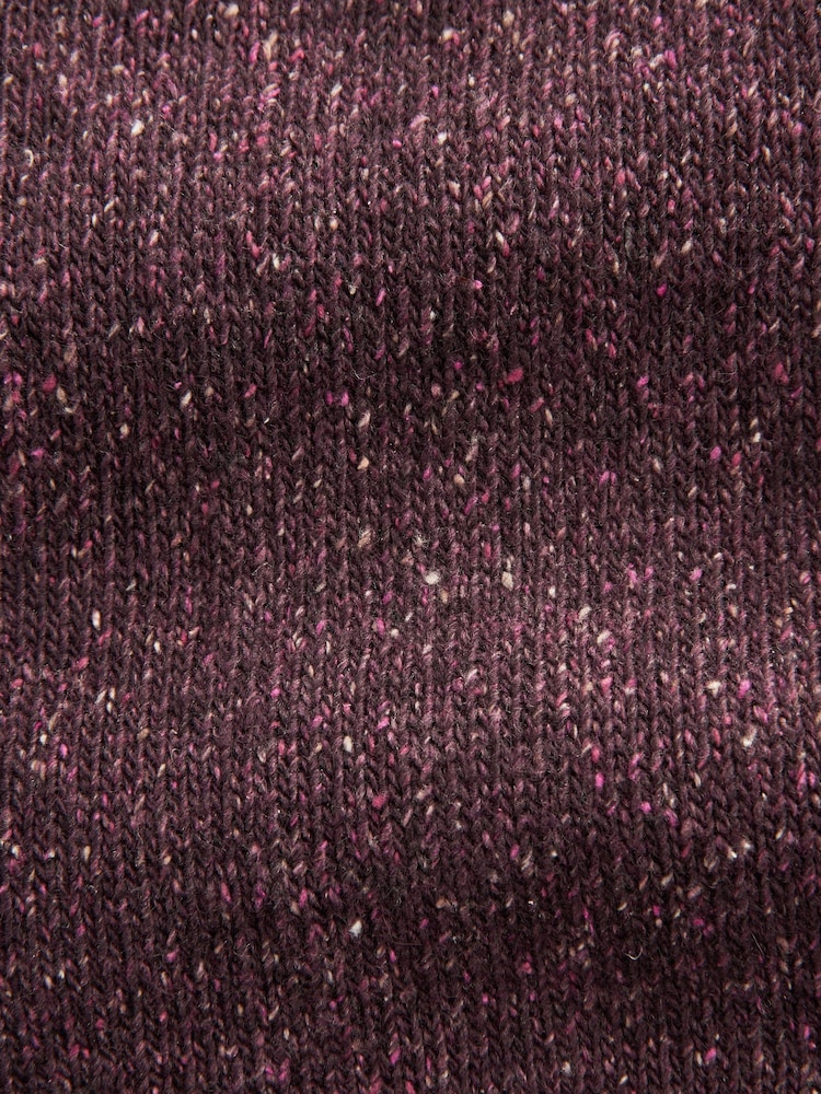 Navy/Burgundy Heavyweight Socks 4 Pack With Wool And Silk - Image 11 of 11