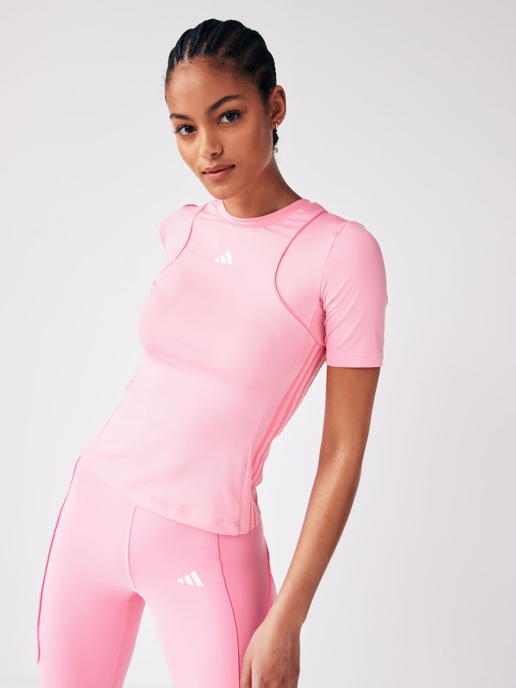 adidas Pink T-Shirt - Image 1 of 10