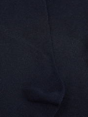 Navy Blue Regular Length 3 Pack Cotton Rich School Tights - Image 3 of 3