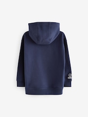 Navy Football Drippy Smile Graphic Hoodie (3-16yrs) - Image 2 of 3