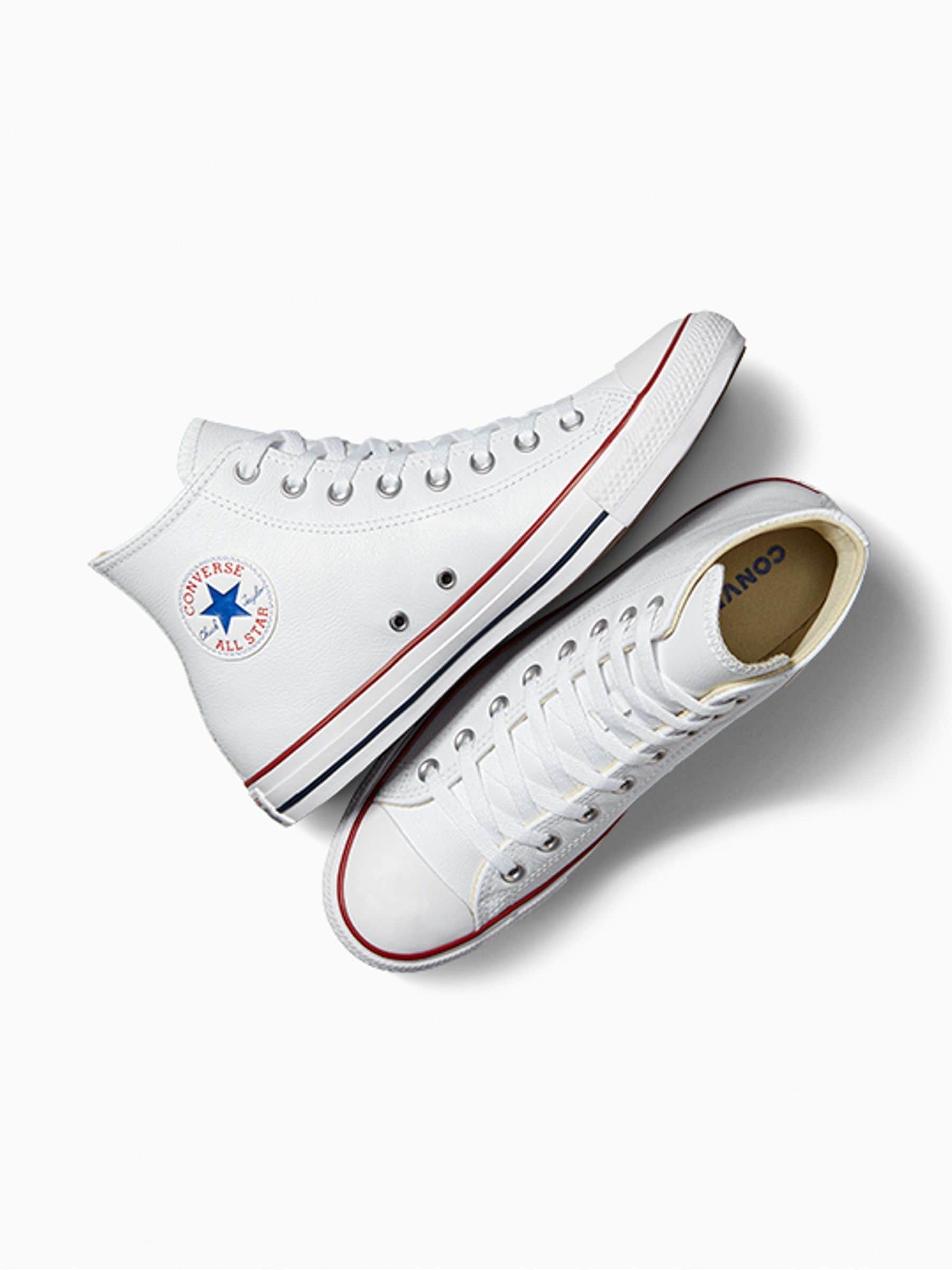 Converse leather high tops mens online