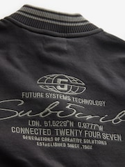 Black Subscribe Varsity Bomber Jacket (3-16yrs) - Image 10 of 10