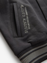 Black Subscribe Varsity Bomber Jacket (3-16yrs) - Image 8 of 10