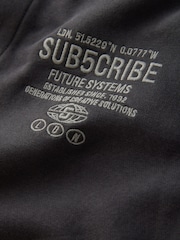 Black Subscribe Varsity Bomber Jacket (3-16yrs) - Image 9 of 10