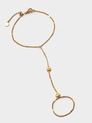 Katie Loxton Gold Tone Aphira Hand Chain - Image 3 of 6