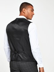 Grey Check Suit: Waistcoat - Image 2 of 7