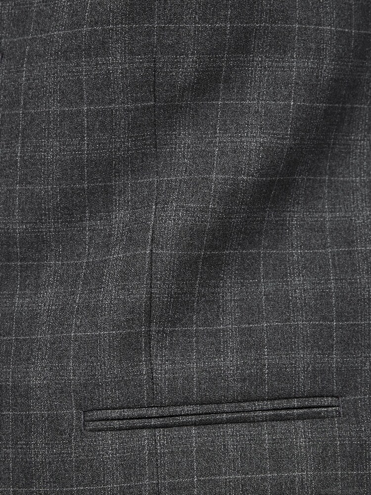 Grey Check Suit: Waistcoat - Image 7 of 7