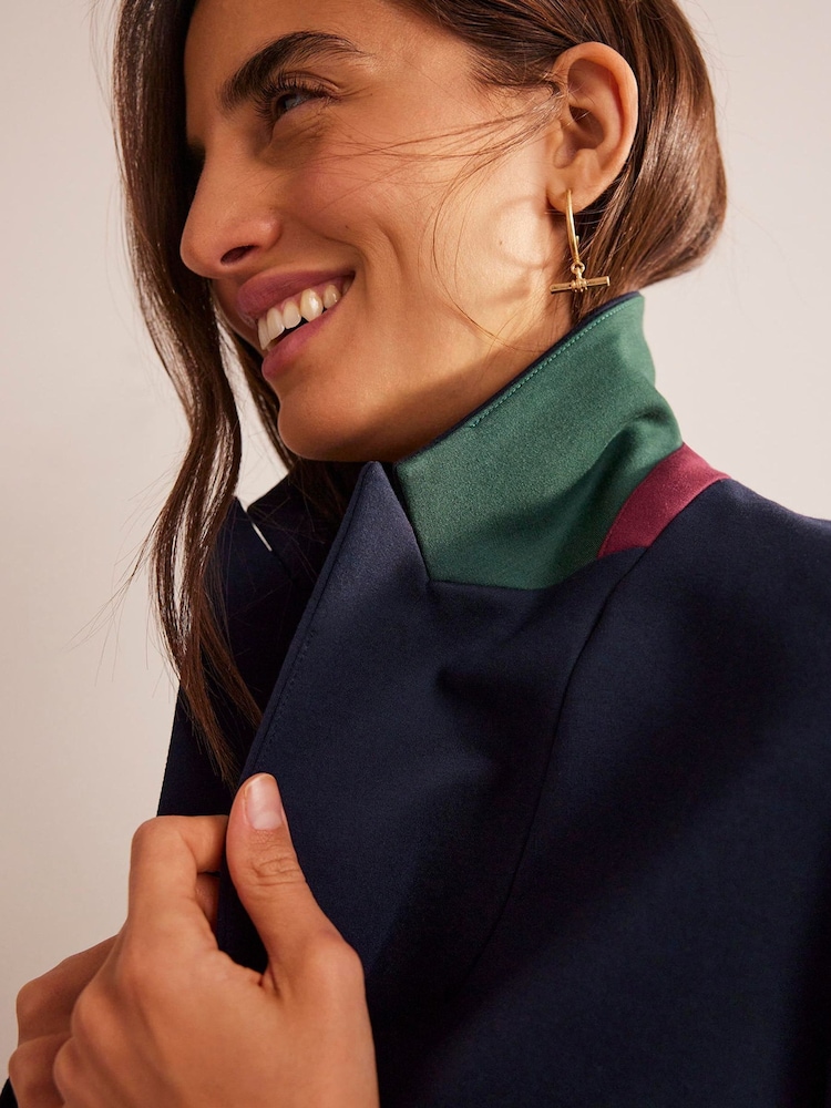 Boden Light Blue The Marylebone Jersey Blazer - Image 2 of 6