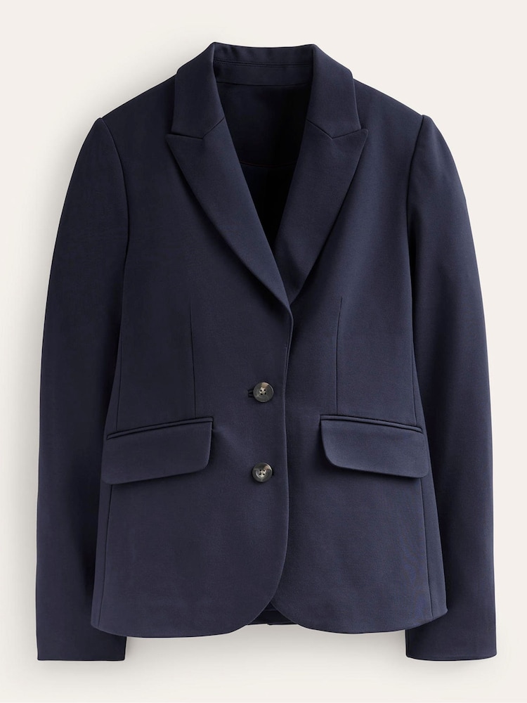 Boden Light Blue The Marylebone Jersey Blazer - Image 6 of 6