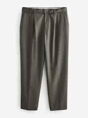 Sage Green EDIT Slouchy Style Suit Trousers - Image 5 of 9