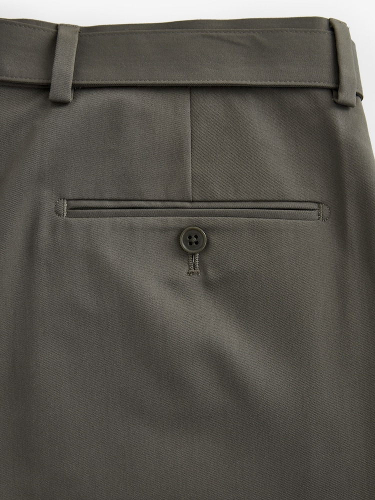 Sage Green EDIT Slouchy Style Suit Trousers - Image 9 of 9