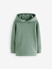 Sage Green Textured Fabric Hoodie (3-16yrs) - Image 1 of 4