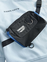 Blue Sub5cribe Bag Crew Neck Sweat Top (3-16yrs) - Image 5 of 6