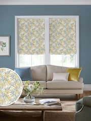 Laura Ashley Gold Tulips Made to Measure 100% Cotton Roman Blinds - Image 1 of 6