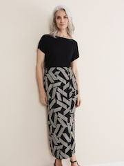Phase Eight Black Cowl Twist Back Neena T-Shirt - Image 3 of 6
