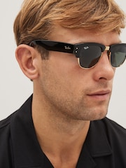 Ray-Ban Black Mega Clubmaster Sunglasses - Image 2 of 14