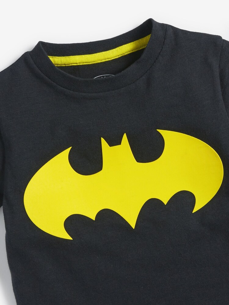 Black Batman Superhero License T-Shirt (3mths-8yrs) - Image 3 of 3