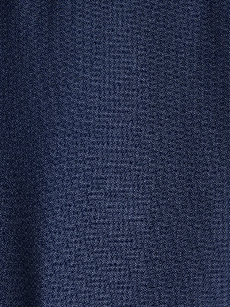 bleu vif - Coupe sur mesure - Pantalon de costume texturé - Image 7 of 9