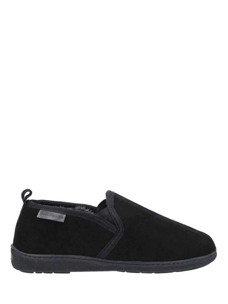 Hush Puppies Black Arnold Slippers - Image 1 of 4