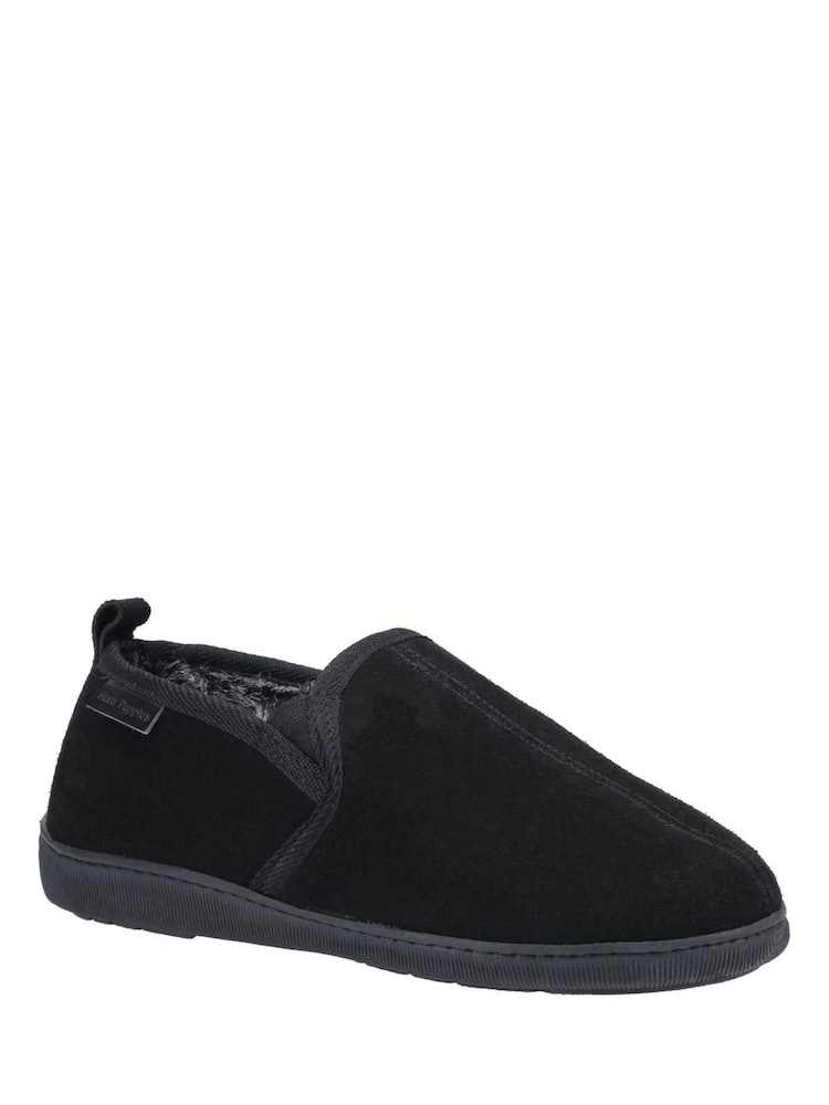 Hush Puppies Black Arnold Slippers - Image 2 of 4
