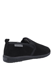 Hush Puppies Black Arnold Slippers - Image 3 of 4