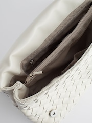 White Weave Clutch Bag - Image 8 of 9