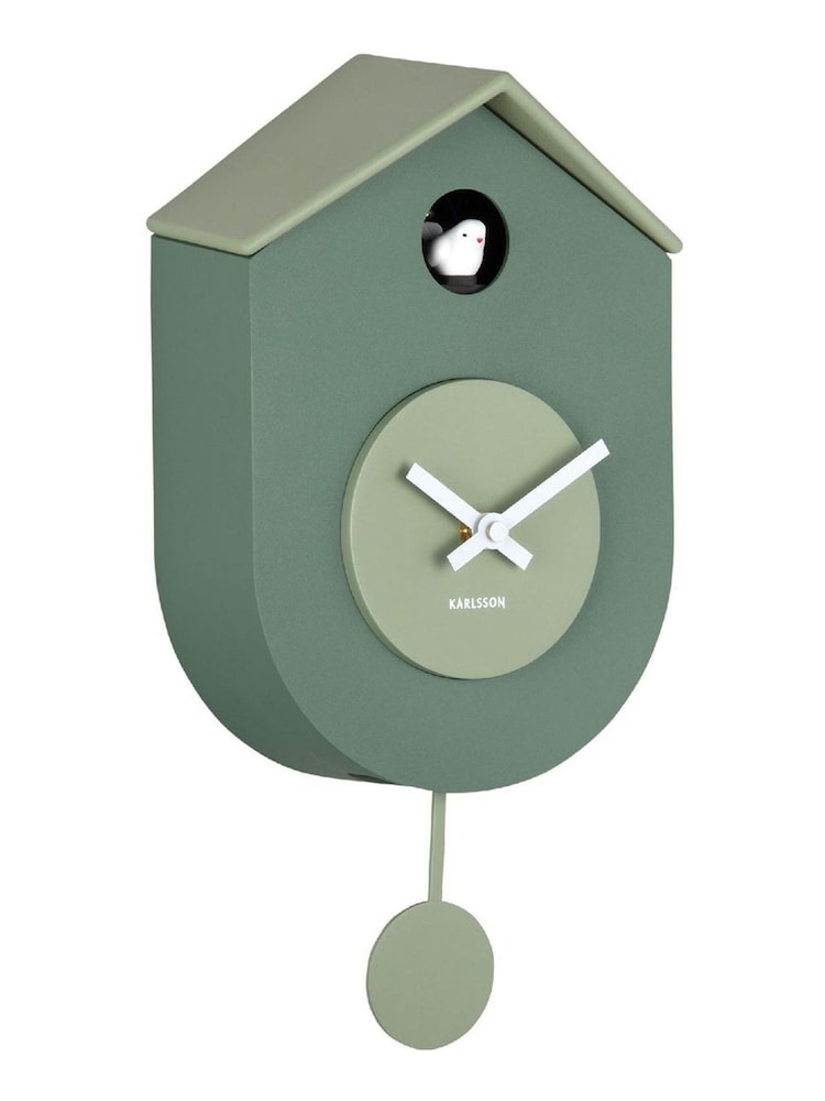 Karlsson Green Grato Cuckoo Wall Clock - Image 2 of 4 Karlsson Green Grato Cuckoo Wall Clock - Image 2 of 4