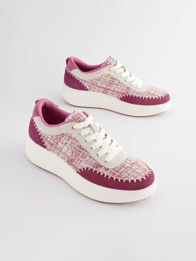 Pink Forever Comfort® Chunky Texture Trainers - Image 1 of 7
