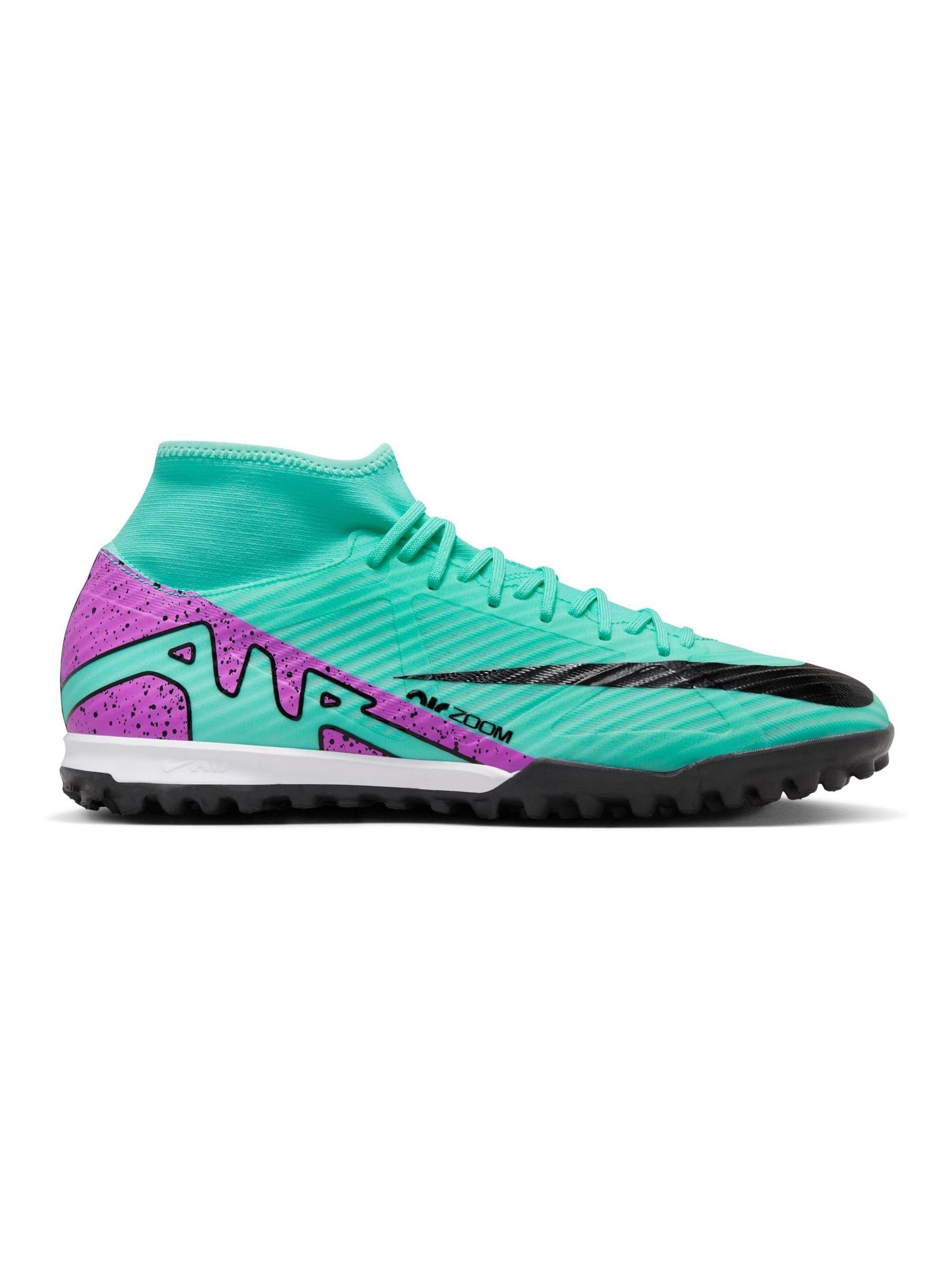Buy Nike Green Zoom Mercurial Superfly 9 Academy Turf Football Boots from Next Luxembourg
