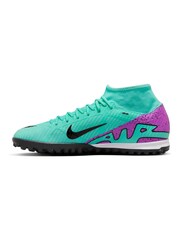 Nike Green Zoom Mercurial Superfly 9 Academy Turf Football Boots - Image 3 of 10
