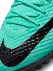 Nike Green Zoom Mercurial Superfly 9 Academy Turf Football Boots - Image 9 of 10