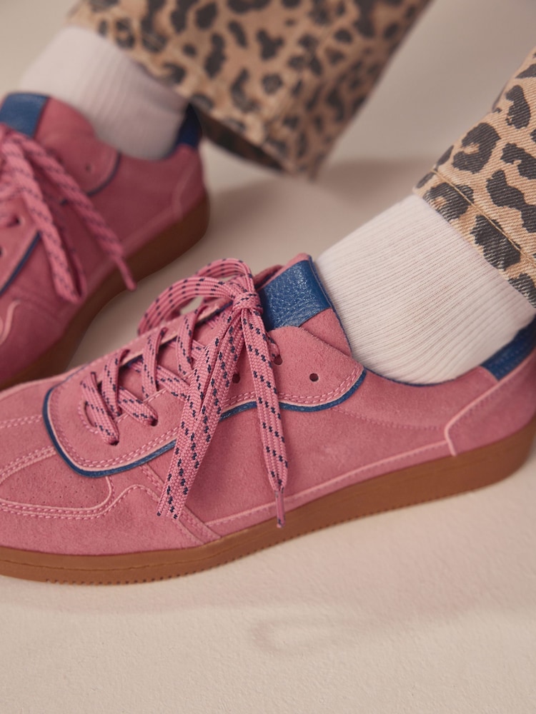 Pink Forever Comfort® Slim Lace Up Trainers - Image 4 of 9