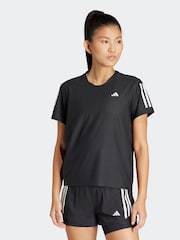 adidas Black Own The Run T-Shirt - Image 1 of 8