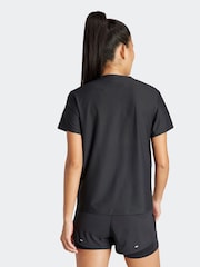 adidas Black Own The Run T-Shirt - Image 2 of 8