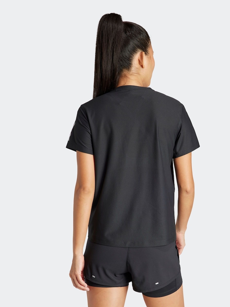 adidas Black Own The Run T-Shirt - Image 2 of 8