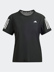 adidas Black Own The Run T-Shirt - Image 8 of 8
