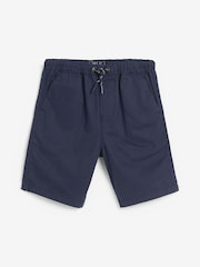 Navy Regular Fit Pull-On Shorts (3-16yrs) - Image 1 of 3