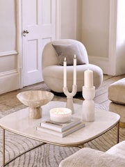 Gold Metal Tapered Candelabra Candle Holder - Image 4 of 5