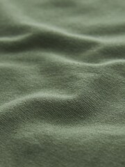 Khaki Green Fringe Summer Midi Dress - Image 6 of 6