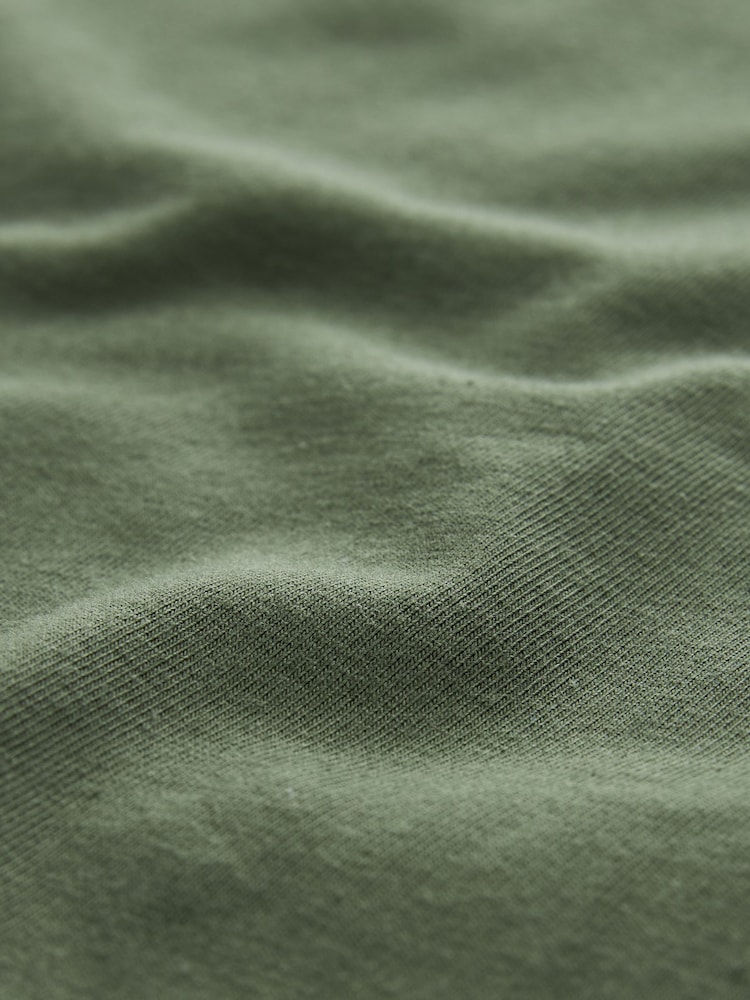 Khaki Green Fringe Summer Midi Dress - Image 6 of 6