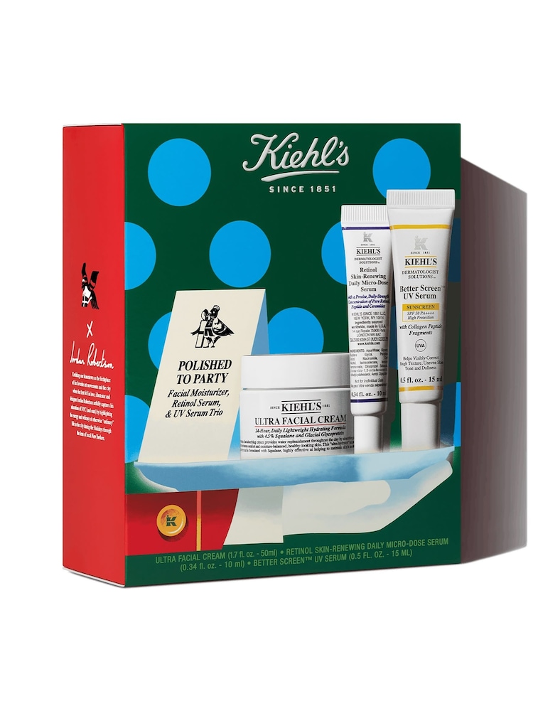 Kiehls Polished To Party Christmas Gift Set (Worth £69, Save 39%) - Image 1 of 9 Kiehls Polished To Party Christmas Gift Set (Worth £69, Save 39%) - Image 1 of 9