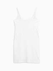 White Longline Thin Strap Vest - Image 2 of 4