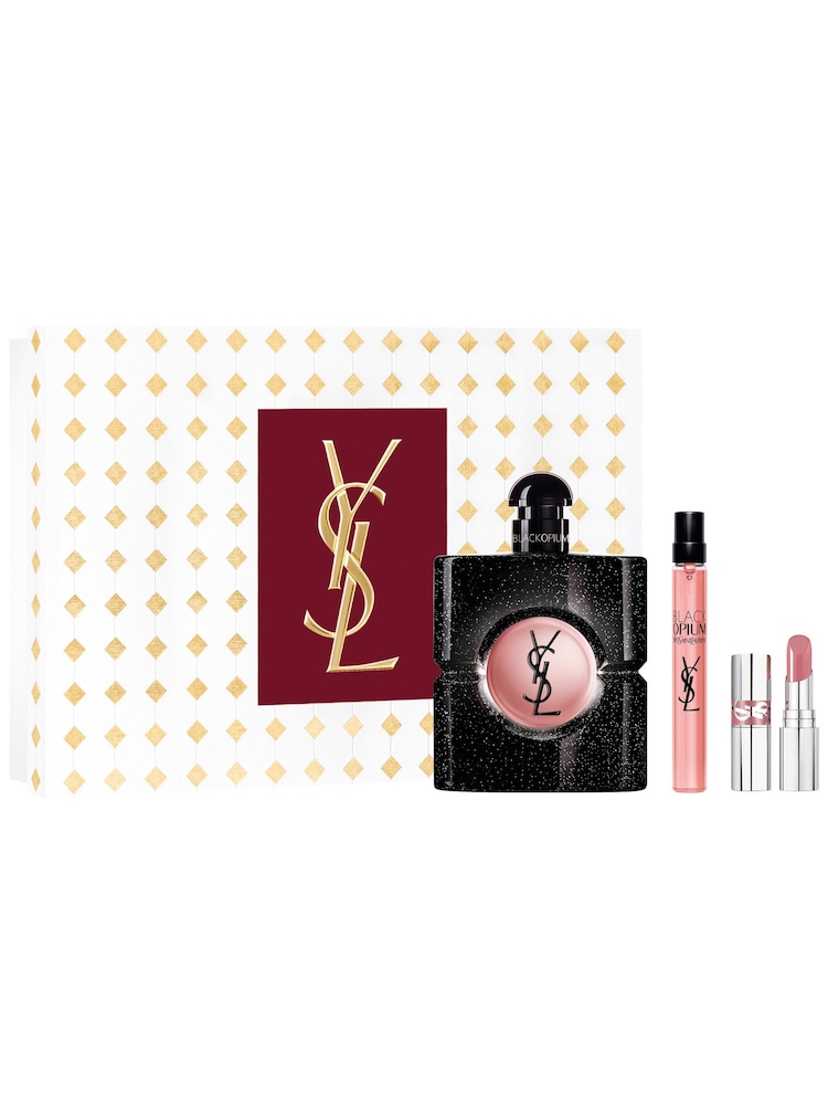 Yves Saint Laurent Black Opium Eau de Parfum 90ml Gift Set - Image 1 of 7