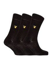 Black Lyle & Scott Socks 3 Pack - Image 1 of 3